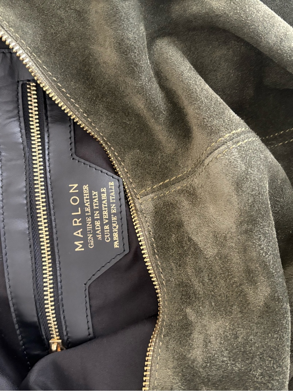 Marlon Emerald Suede Shoulder/ Crossbody Bag - Picture 10 of 10